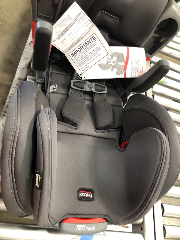 Photo 4 of Britax Grow with You ClickTight Harness-2-Booster Car Seat, Cool N Dry - Cool Flow Moisture Wicking Fabric
