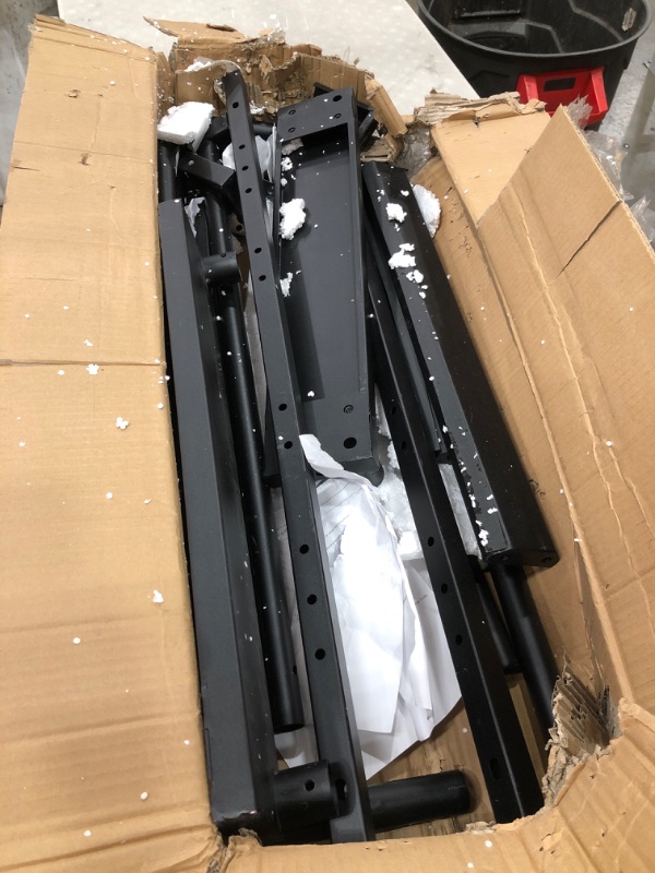 Photo 1 of Happybuy Folding Table Cart Black Table Rack for 60" Round Tables Heavy Duty Table Trolley Black Desk Trolley Steel Frame Rolling Casters Party Event Hotel Furniture 10 Table Capacity
