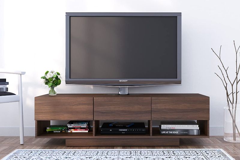 Photo 1 of (SIMILAR  TO STOCK PHOTO) MISSING ASSEMBLY INSTRUCTIONS TV Stand, 60", Walnut
