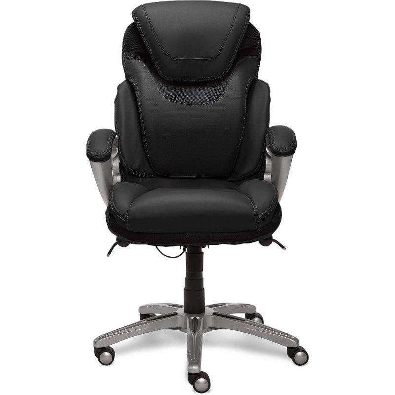 Photo 1 of Serta - Air Bonded Leather Executive Chair - Black