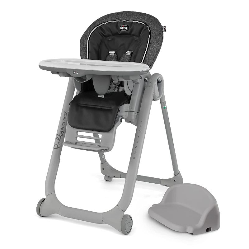 Photo 1 of Chicco Polly Progress 5-in-1 Highchair - Minerale | Black
