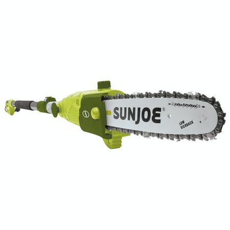 Photo 1 of ***PARTS ONLY***, ***DAMAGED***

Sun Joe - SWJ803E Electric Multi-Angle Pole Chain Saw - Green
