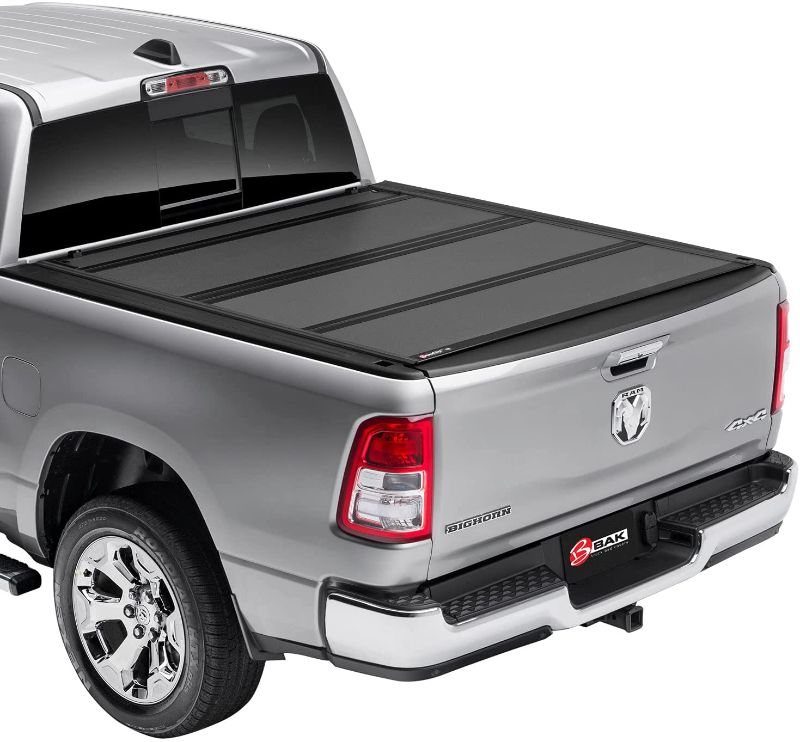 Photo 1 of ***PARTS ONLY*** BAK BAKFlip MX4 Hard Folding Truck Bed Tonneau Cover | 448207RB | Fits 2009-2018, 2019-21 Classic Dodge Ram w/RamBox 5' 7" Bed (67.4")