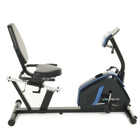 Photo 1 of ***PARTS ONLY***
 Exerpeutic Easy "Step Thru" Magnetic Recumbent Exercise Bike with Extended 310lbs Weight Cap, Easy Slide Adjustable Seat, Large LDC Monitor and Blueto
