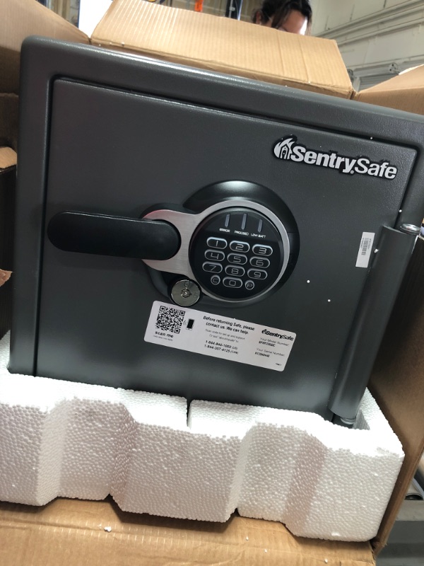 Photo 1 of Sentry Fire-Safe Electronic Lock Business Safes, Grey