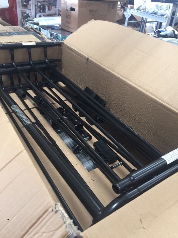 Photo 2 of ***PARTS ONLY***
MaxxHaul 70115 46" x 36" x 4-1/2" Roof Rack Rooftop Cargo Carrier Steel Basket, Car Top Luggage Holder for SUV and Pick Up Trucks - 150 lb. Capacity
