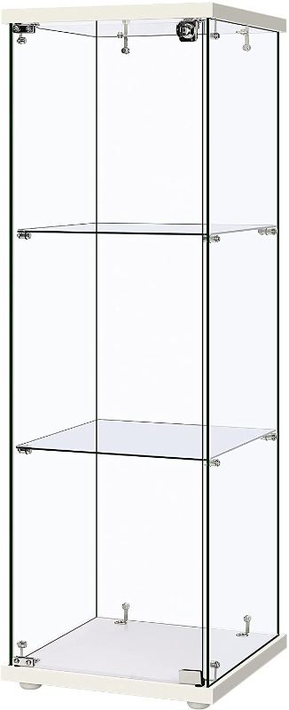 Photo 1 of ***PARTS ONLY***…***DAMAGED***
VIVOHOME 3 Layers 15.7''W x 15.7''D x 47.2''H Glass Countertop Display Showcase Cabinet Bookcase with Lock, 5mm Tempered Glass 25mm MDF Base
