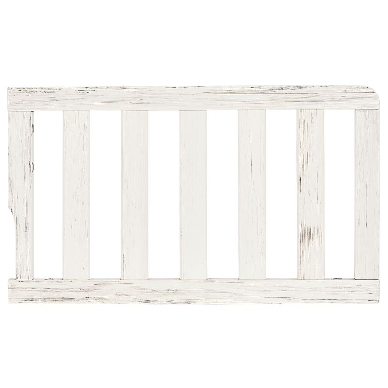 Photo 1 of Dream on Me Universal Convertible Crib Toddler Guard Rail, Brush Weathered White
