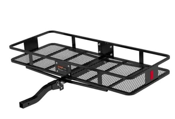 Photo 1 of ***PARTS ONLY***
CURT
60" x 24" Black Steel Basket Cargo Carrier (Folding 2" Shank, 500 lbs.)