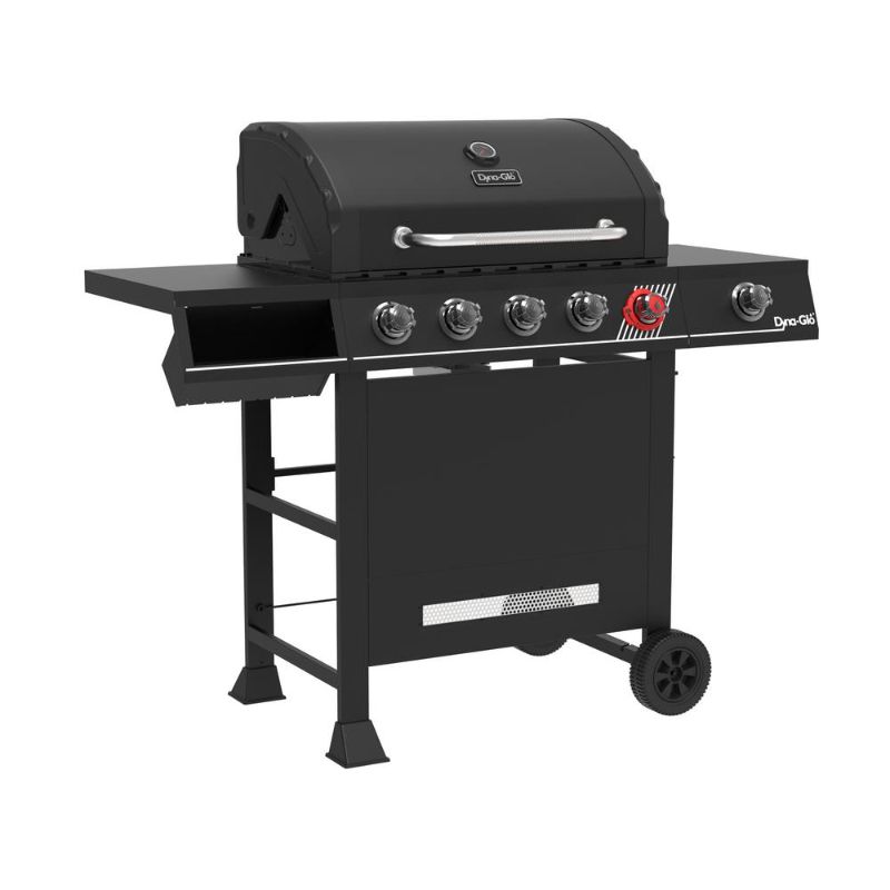 Photo 1 of ***PARTS ONLY***
Dyna-Glo 5-Burner Propane Gas Grill in Matte Black with TriVantage Multifunctional Cooking System
