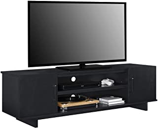 Photo 1 of Ameriwood Home Southlander TV Stand, Black Oak, 65" TV Stand ** USED, DAMAGED, MISSING HARDWARE***