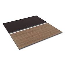 Photo 1 of ***STOCK PHOTO FOR REFERENCE ONLY****
REVERSIBLE TABLE TOP TXU 20210802
 47-5/8 in. x 23-5/8 in. Rectangular Laminate Table Top ** WALNUT AND SILVER**