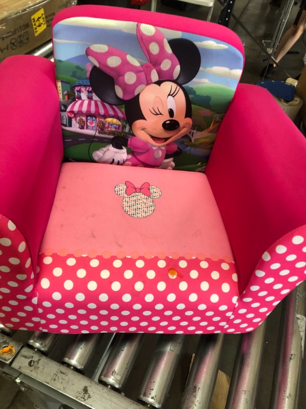 Photo 4 of Disney Minnie Mouse Upholstered Chair - Delta Children **STAINED***