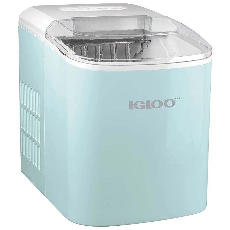 Photo 1 of ***PARTS ONLY*** Igloo Automatic Portable Electric Countertop Ice Maker Machine, 26 Pounds in 24 Hours, 9 Ice Cubes Ready in 7 minutes, With Ice Scoop and Basket, Perfect for Water Bottles, Mixed Drinks, Parties

