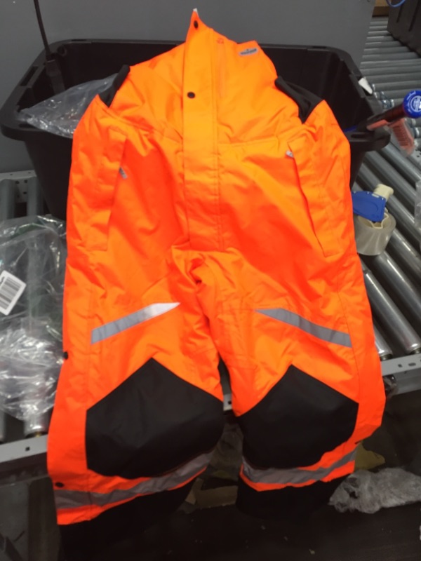 Photo 2 of  GloWear 8928 Insulated Thermal Bib Overalls, High Visibility, Weather-Resistant
