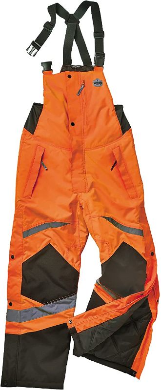 Photo 1 of  GloWear 8928 Insulated Thermal Bib Overalls, High Visibility, Weather-Resistant
