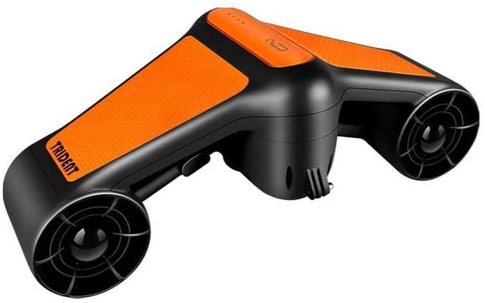 View 1 of Geneinno Trident Waterproof Drone 164ft Deep Two Speed 1.8m/s Sea Scooter Underwater Booster Diving Accelerator Snorkeling Equipment 480W 45mins Working time
- No batterie (Unable to test)