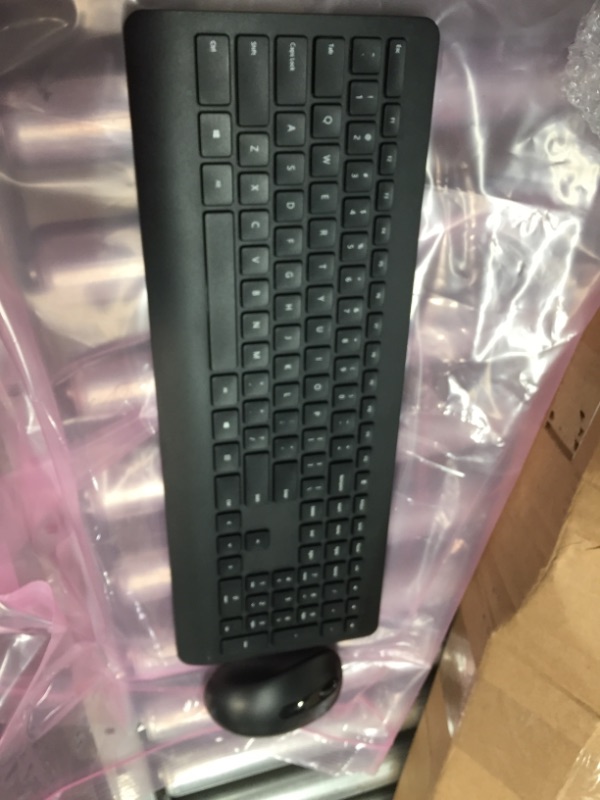 Photo 2 of Stock photo for reference - Bluetooth keyboard with mouse  - black (Unknown brand//model) 
