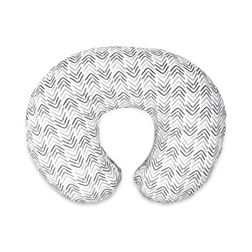 Photo 1 of Boppy Nursing Pillow and Positioner—Original | Gray Cable Stitches | Breastfeeding, Bottle Feeding, Baby Support | With Removable Cotton Blend Cover | Awake-Time Support
