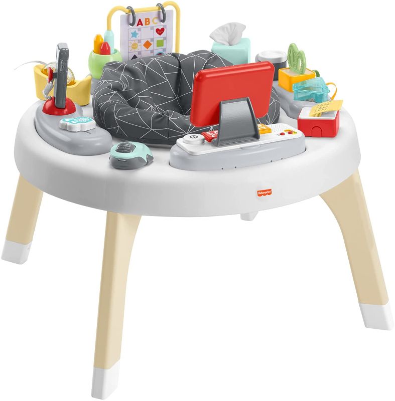 Photo 1 of Fisher-Price 2-in-1 Like a Boss Activity Center, Baby Entertainer and Play Table with Music Lights and Sounds for Infants and Toddlers
