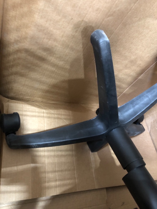Photo 1 of MISSING 1 LEG AND TWO WHEELS, Mesh Office Chair Ergonomic Mid Back Swivel Black Mesh Desk Chair Flip Up Arms with Lumbar Support Computer Chair Adjustable Height Task Chairs
