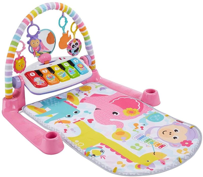 Photo 1 of Fisher-Price Deluxe Kick 'n Play Piano Gym, Pink , 36.02x27.01x17.99 Inch (Pack of 1)
