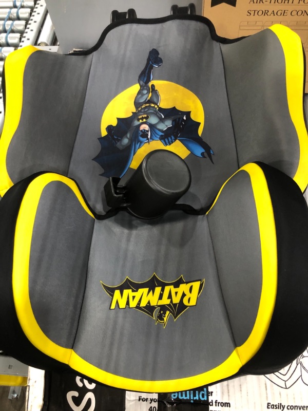 Photo 1 of Kids Embrace DC Comics Batman High Back Booster Car Seat, Black/Yellow