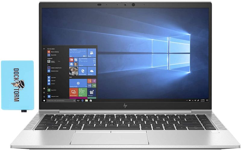 Photo 1 of HP EliteBook 840 G7 14" FHD IPS Business Laptop (Intel Core i5-10210U 4-Core, 16GB RAM, 256GB PCIe SSD, Intel UHD 620, 1920x1080, FP Reader, Backlit KB, WiFi 6, BT 5, HD Webcam, Win 10 Pro) w/Hub
