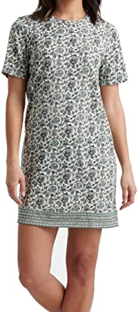 Photo 1 of Lucky Brand Women's Woodblock Print T-Shirt Dress- XL