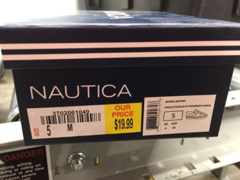 Photo 3 of Nautica Kids Mikkel Closed-Toe Outdoor Sport Casual Sandals |Boy - Girl (Youth/Big Kid/Little Kid/Toddler) SIZE 5