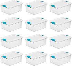 Photo 1 of 15Qt Latching Storage Box 12-Pack & 106Qt Latching Storage Box 4-Pack
