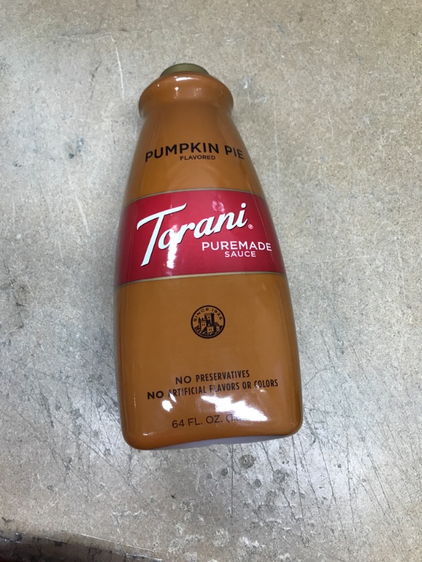 Photo 2 of **NON-REFUNDABLE**
BETS BY8/31/22
Torani Pumpkin Pie Sauce(64 Fl Oz)
