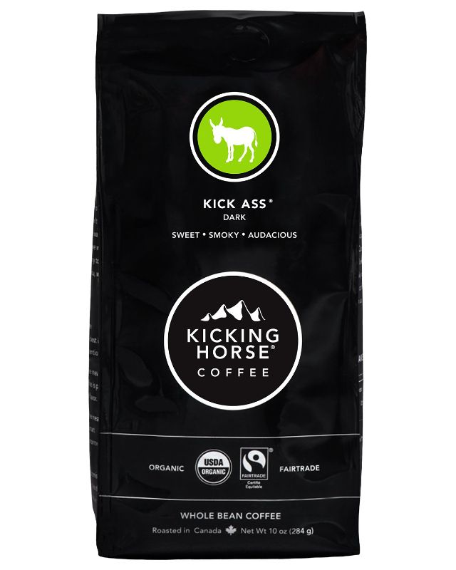 Photo 1 of **NON-REFUNDABLE**
BEST BY 5/7/22
3 BAGS Kicking Horse Coffee, Kick Ass, Dark Roast, Whole Bean, 10 Oz
