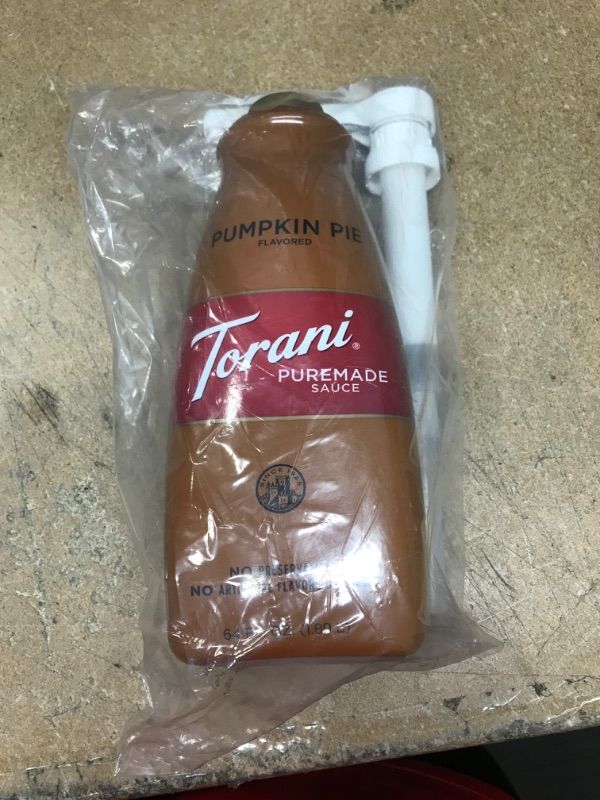 Photo 2 of **NON-REFUNDABLE**
BEST BY 8/31/22
Torani Pumpkin Pie Sauce(64 Fl Oz)