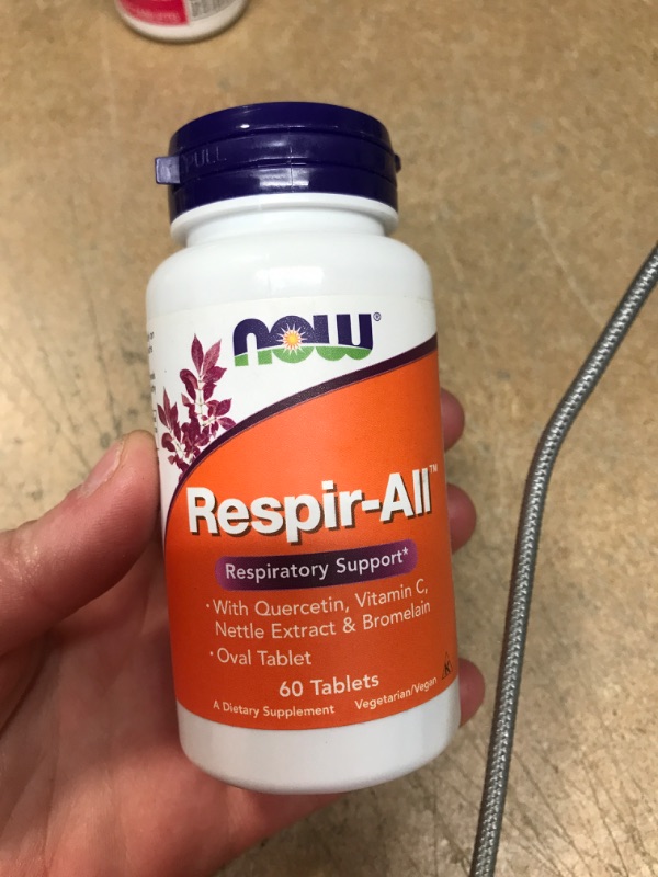 Photo 2 of ***NON-REFUNDABLE**
BEST BY 12/23
NOW Supplements, Respir-All™ with Quercetin, Vitamin C, Nettle Extract and Bromelain, Respiratory Support*, 60 Tablets
