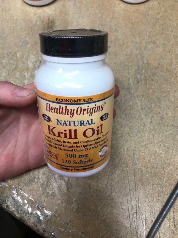 Photo 2 of **NON-REFUNDABLE**
EXP 5/22
Healthy Orgins Krill Oil Gels, 500 mg, 120 Count