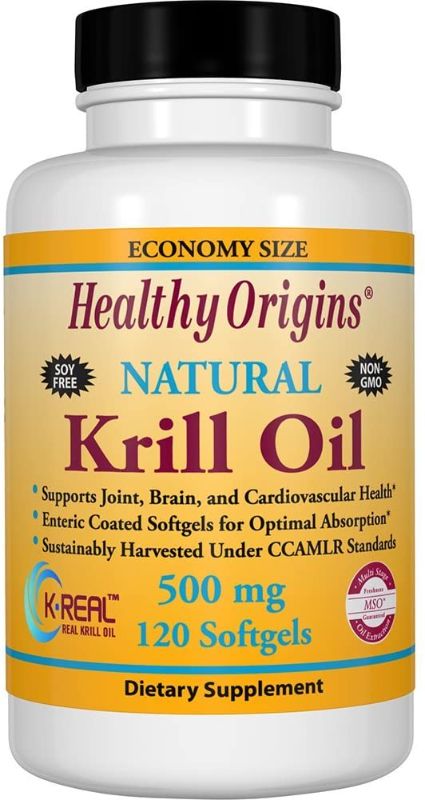 Photo 1 of **NON-REFUNDABLE**
EXP 5/22
Healthy Orgins Krill Oil Gels, 500 mg, 120 Count