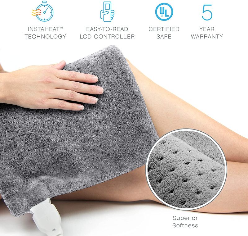 Photo 1 of Electric Heating Pad for Back Pain - 6 InstaHeat™ 