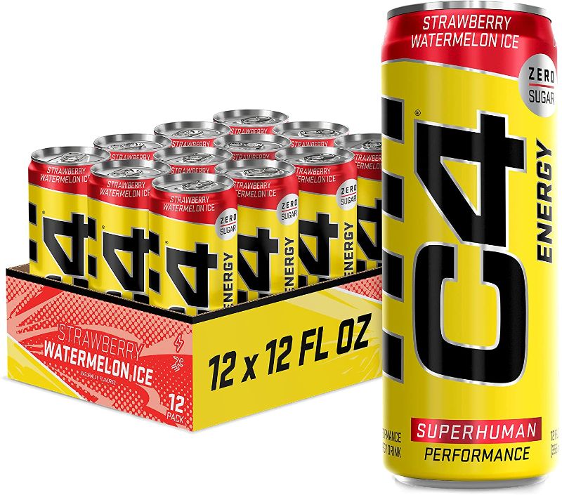 Photo 1 of **NON-REFUNDABLE**
EXP 12/22
C4 Energy Drink 12oz (Pack of 12) - Strawberry Watermelon Ice