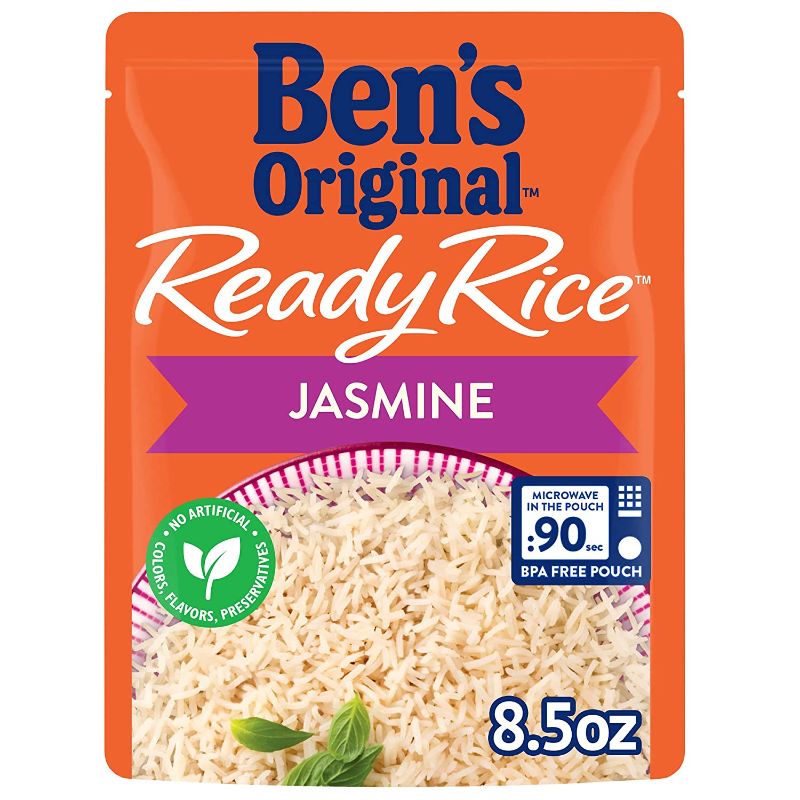 Photo 1 of **NON-REFUNDABLE**
BEST BY 2/23
BEN'S ORIGINAL Ready Rice Pouch Jasmine, 8.5 oz. (12 Pack)
