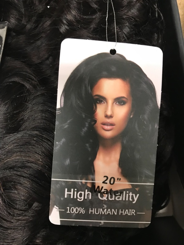 Photo 2 of 
20" WATER HIGH QUAILTY 100% HUMAN HAIR WIG
COMES WITH FAUX EYELASHES