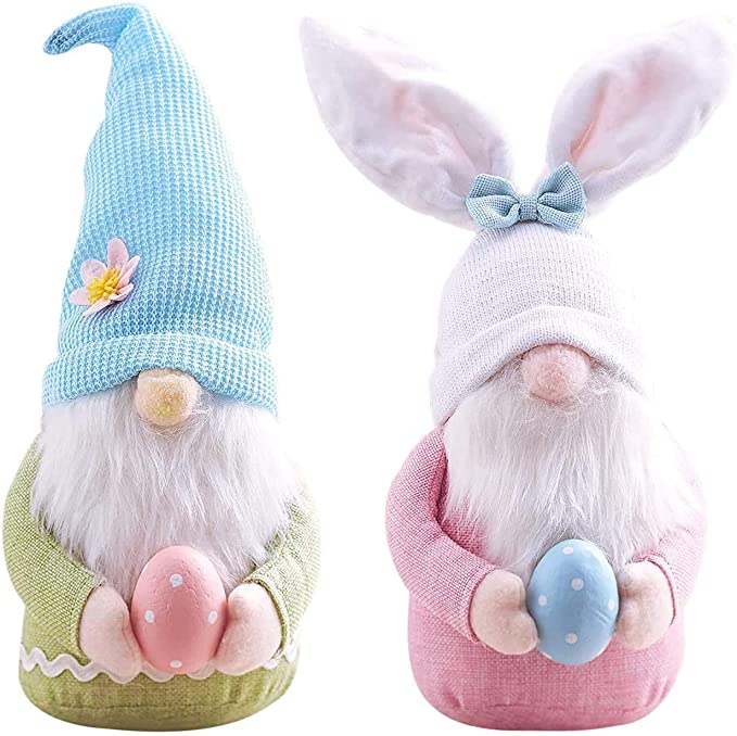 Photo 1 of ** SETS OF 3**
2pcs Easter Bunny Gnome with Easter Egg - Handmade Gnome Faceless Plush Doll, Gift for Girl Room Decor and Indoor Spring Decor (Easter gnome2) (Easter gnome1)
