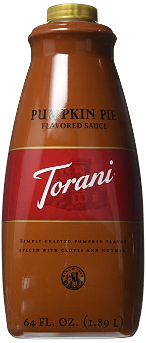 Photo 1 of *** EXP: 31 AUG 2022**  *** NON-REFUNDABLE**  ** SOLD AS IS **
Torani Pumpkin Pie Sauce(64 Fl Oz)
