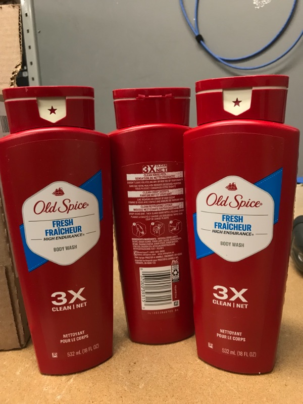 Photo 2 of ** SETS OF 3**
Old Spice High Endurance Fresh Scent Body Wash for Men, 18 oz
