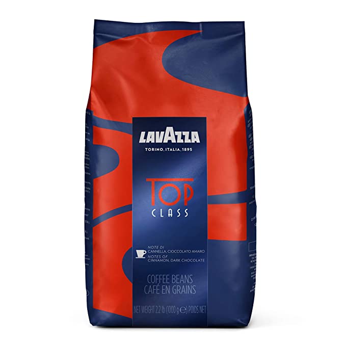 Photo 1 of *** EXP:30/11/2023**  ** NON-REFUNDABLE**  ** SOLD AS IS **
Lavazza Top Class Whole Bean Coffee Blend, Medium Espresso Roast Bag, 2.2 Pound (Pack of 1), Authentic Italian, Blended and roasted in Italy, Full bodied with smooth and balanced flavor
