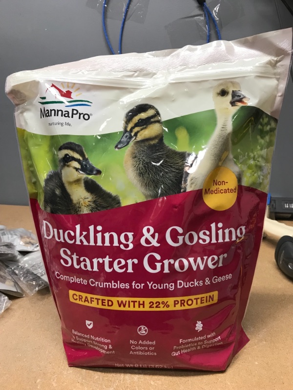 Photo 2 of *** EXP: 08/03/2021**  *** NON-REFUNDABLE**  ** SOLD AS IS **
Manna Pro Duck Starter Grower Crumble | Non-Medicated Feed for Young Ducks | Supports Healthy Digestion |
