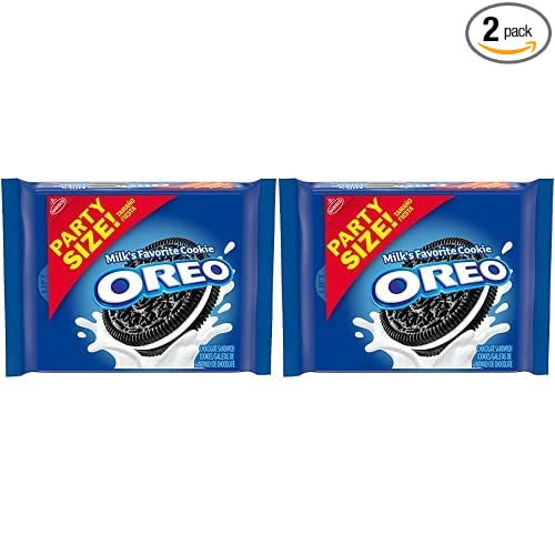 Photo 1 of ** EXP:24 APR 2022**    *** NON-REFUNDABLE***     ** SOLD AS IS** ***SETS OF 4**
OREO Chocolate Sandwich Cookies, Party Size, 25.5 oz (Pack of 2)
