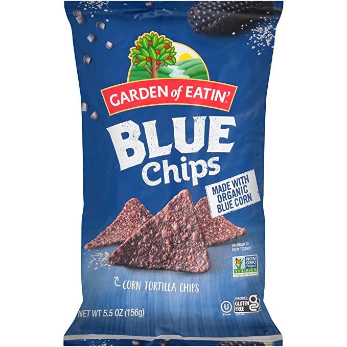 Photo 1 of ** EXP:21 APR 2022**  ** NON-REFUNDABLE**  ** SOLD AS IS**
Garden of Eatin' Tortilla Chips, Sea Salt, Blue Corn, 5.5 oz

