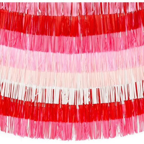 Photo 1 of ** SETS OF 2**
10x Party Decoration Pink Tinsel Foil Fringe Curtains 10ft x 15"