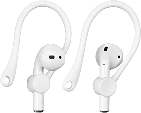 Photo 1 of ** SETS OF 3**
 Hooks Compatible with Apple AirPods 1/2 Anti-Lost Earphones Holder Sport Accessories (2 Pairs) White
 